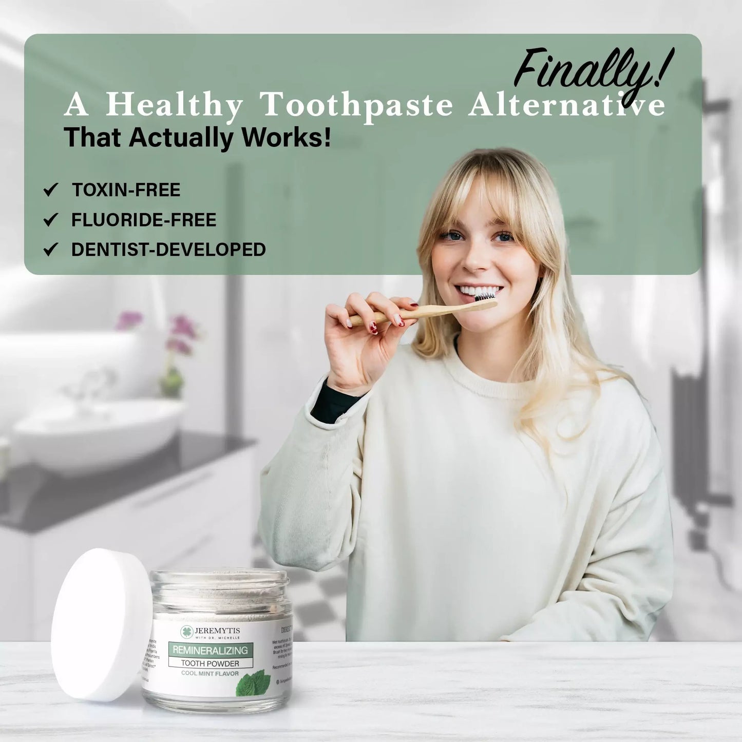 JEREMYTIS™Demineralized Tooth Powder