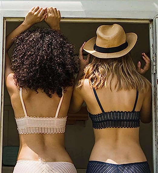 French Triangle Cup Bras For Women Push Up Small Breast Front Closure Bralette Lingerie Wireless Everyday Bra