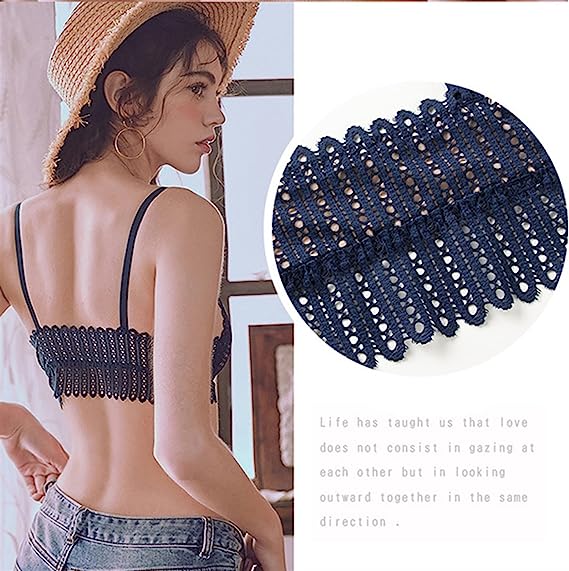 French Triangle Cup Bras For Women Push Up Small Breast Front Closure Bralette Lingerie Wireless Everyday Bra