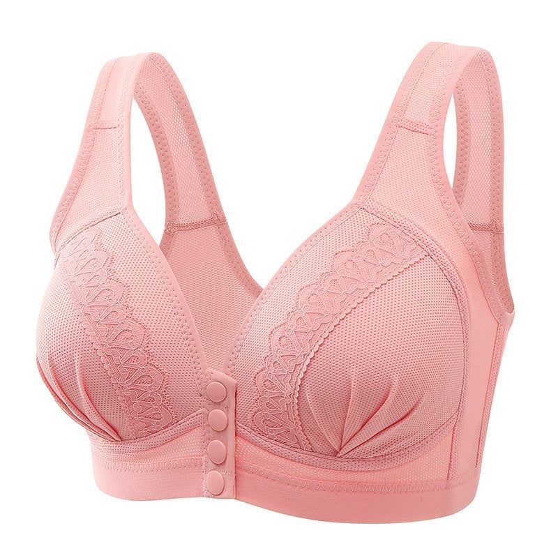 BUY 1 GET 1 FREE - 2023 Front Button Breathable Skin-Friendly Cotton Bra